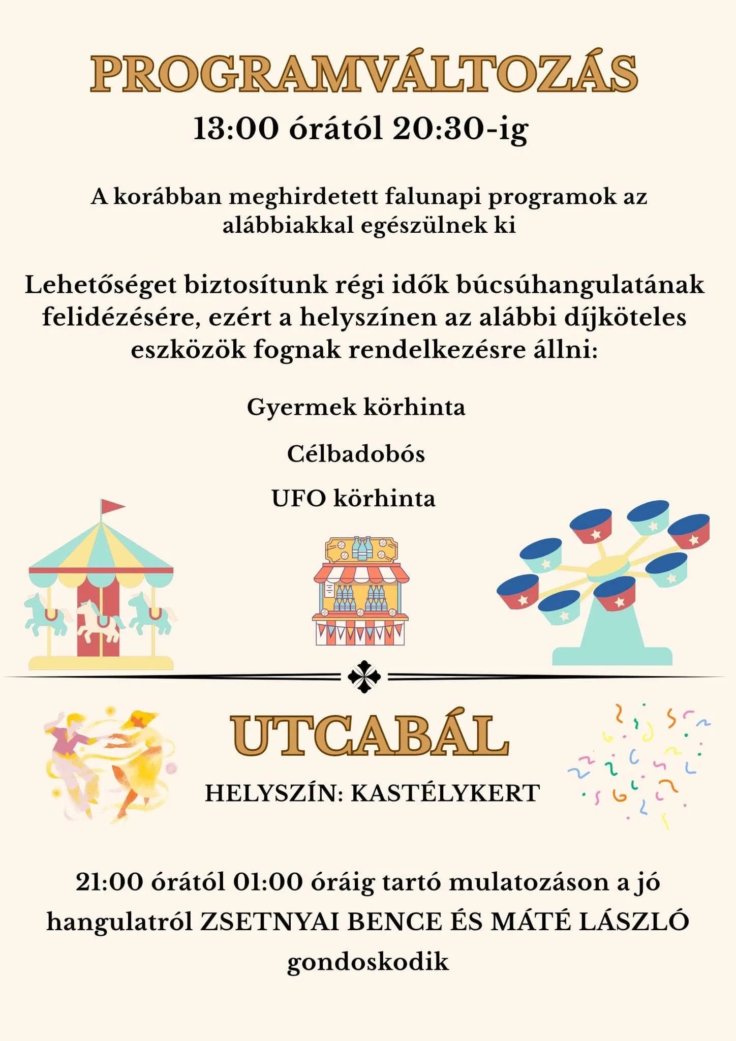 FALUNAP ZICHYÚJFALU Augusztus 20.