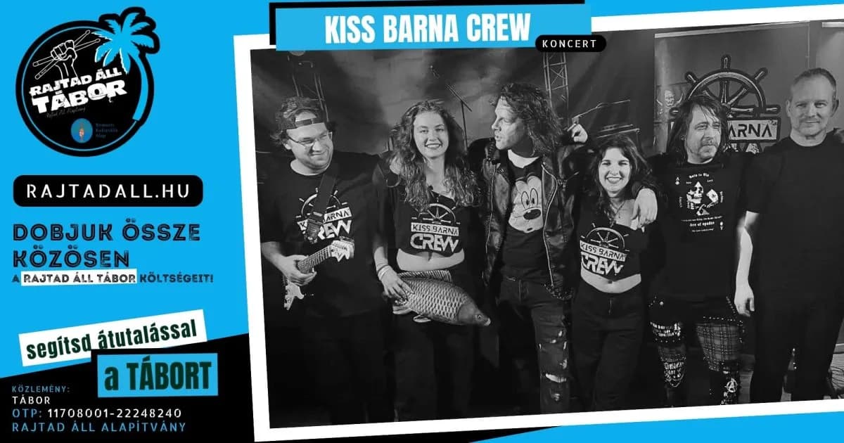 KISS BARNA CREW koncert ★ Agárd ★ RÁADÁS KONCERT! ★ Agárden Színpad