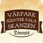 Várpark, skanzen, szentek fala