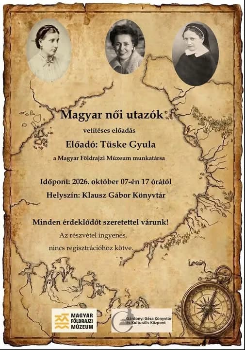 Magyar női utazók – vetítéses előadás