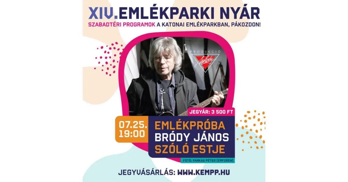 Emlékpróba - Bródy János szóló estje