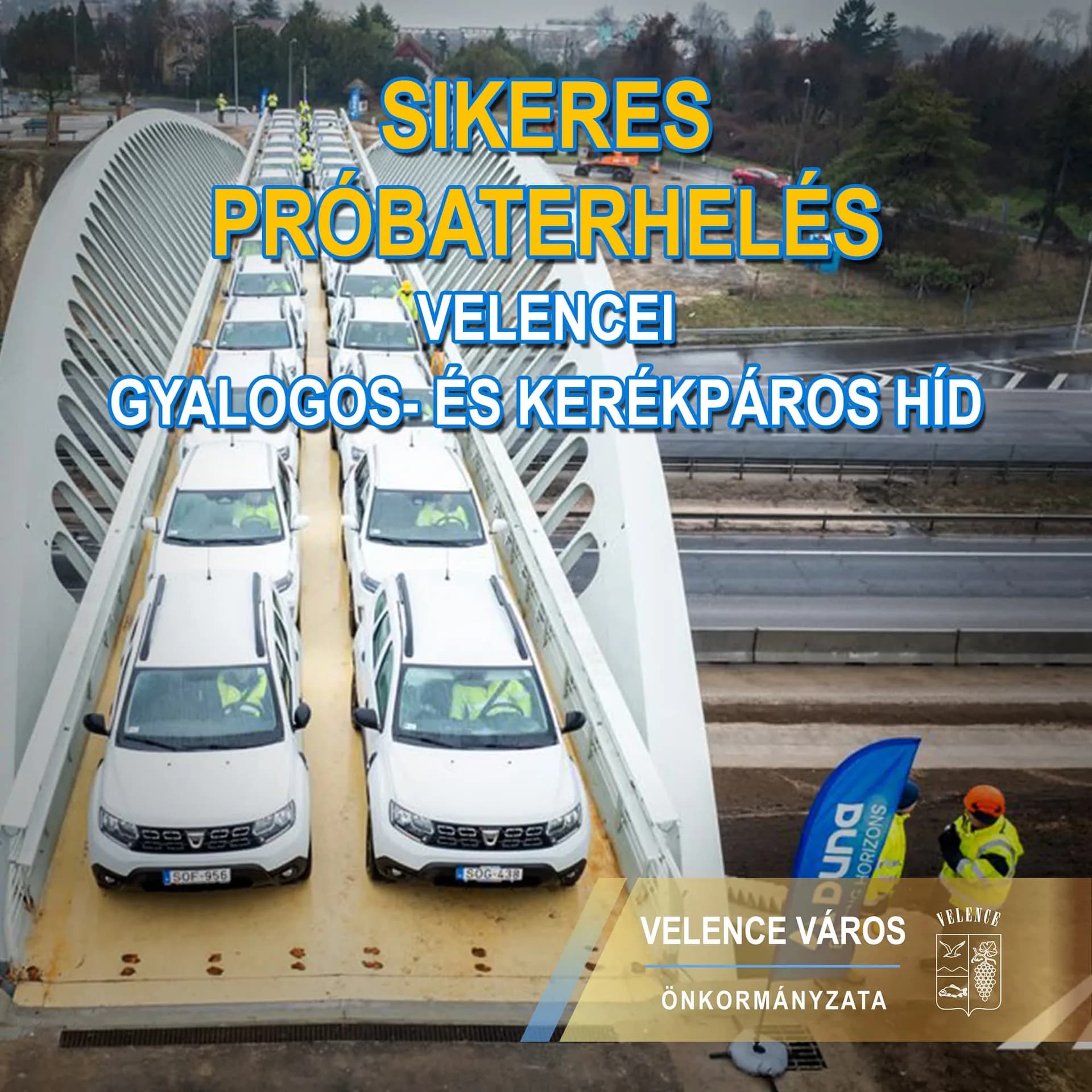 Az új, Velencénél épült gyalogos- és kerékpáros híd
