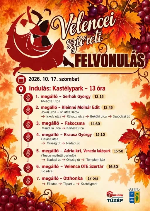 Velencei Szüreti FELVONULÁS