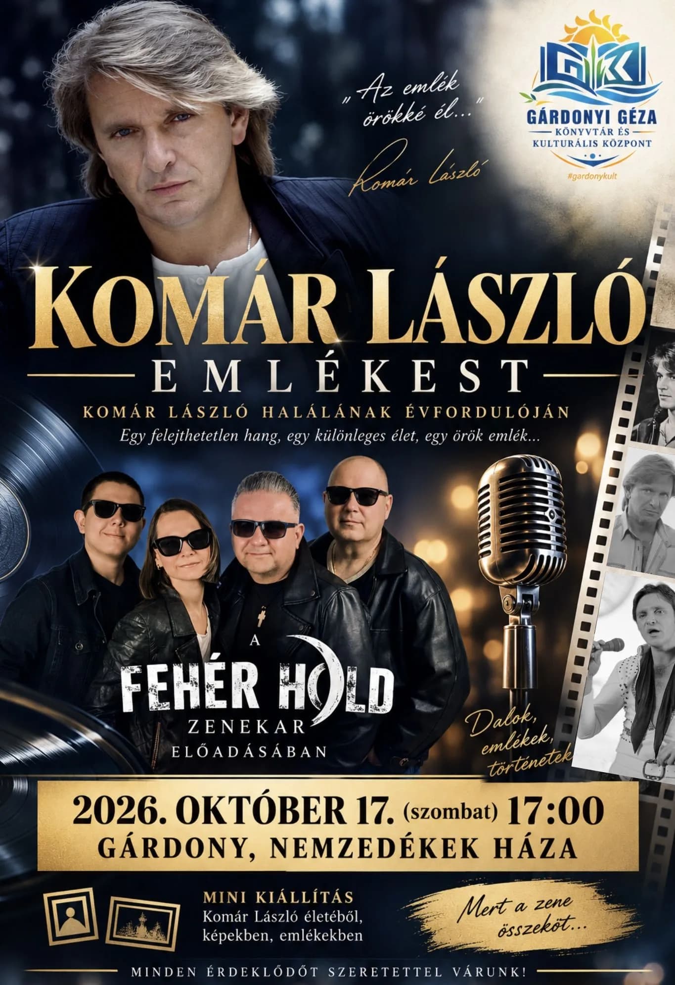 KOMÁR LÁSZLÓ EMLÉKEST