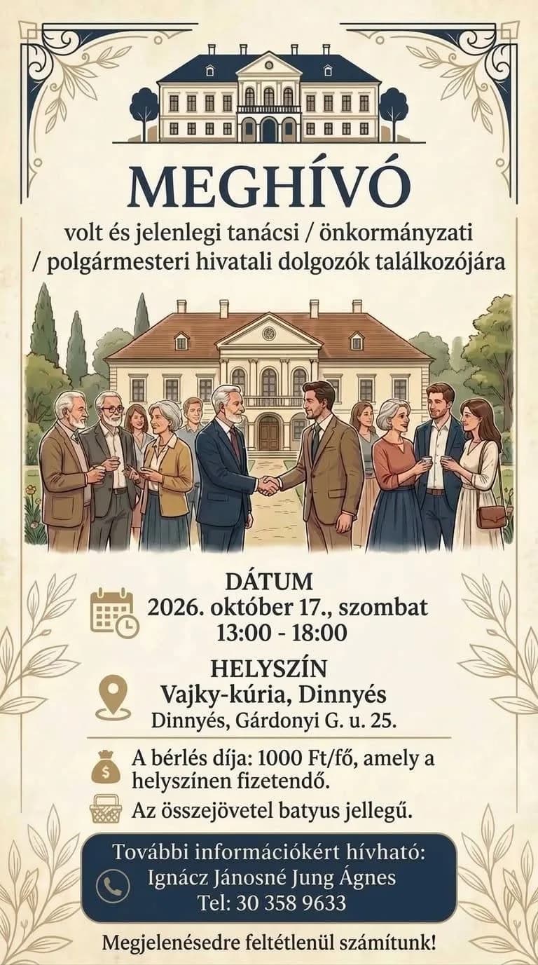 MEGHÍVÓ volt és jelenlegi tanácsi / önkormányzati / polgármesteri hivatali dolgozók találkozójára