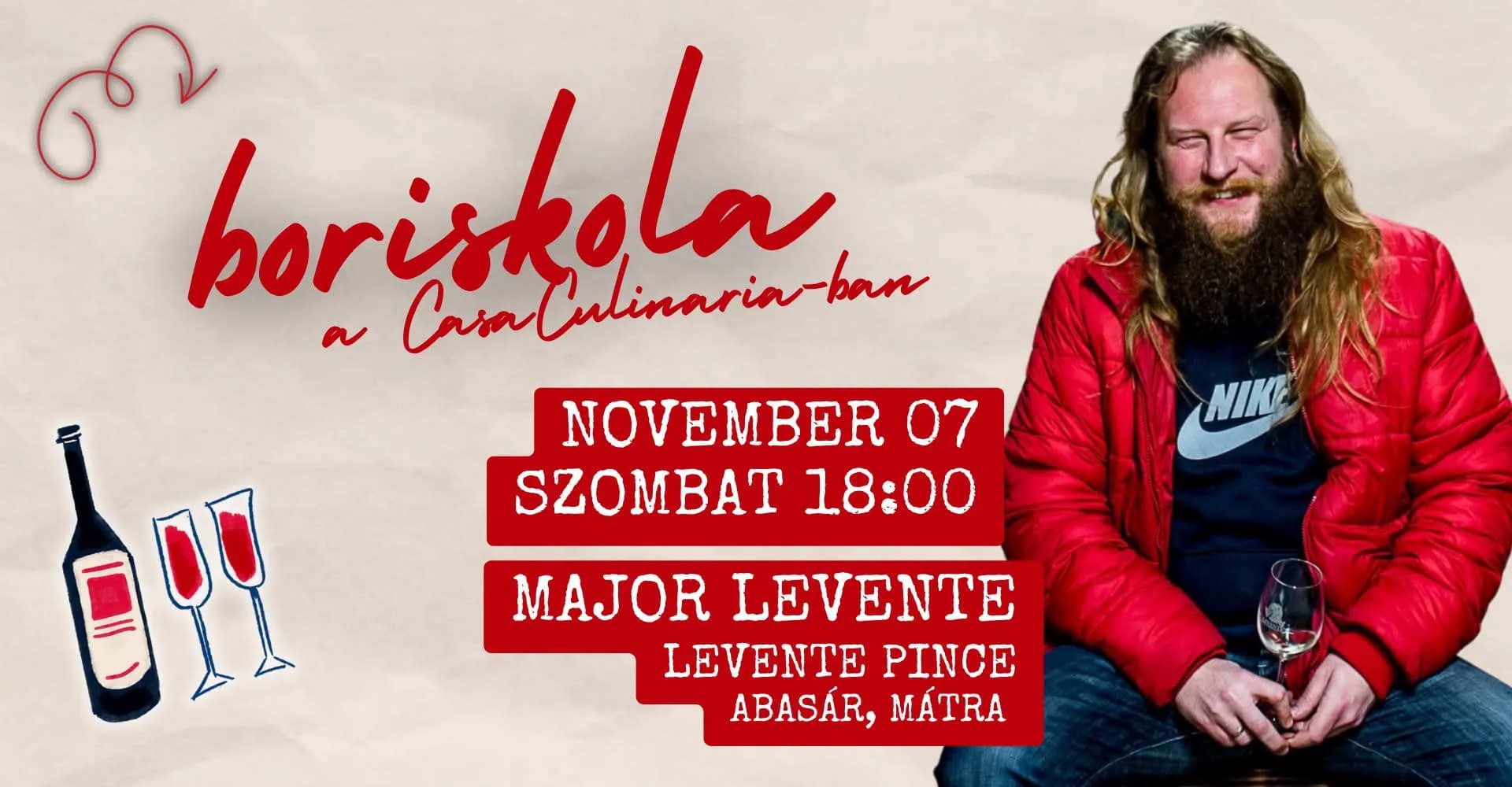 Boriskola a Casa-ban – Major Levente (Abasár)