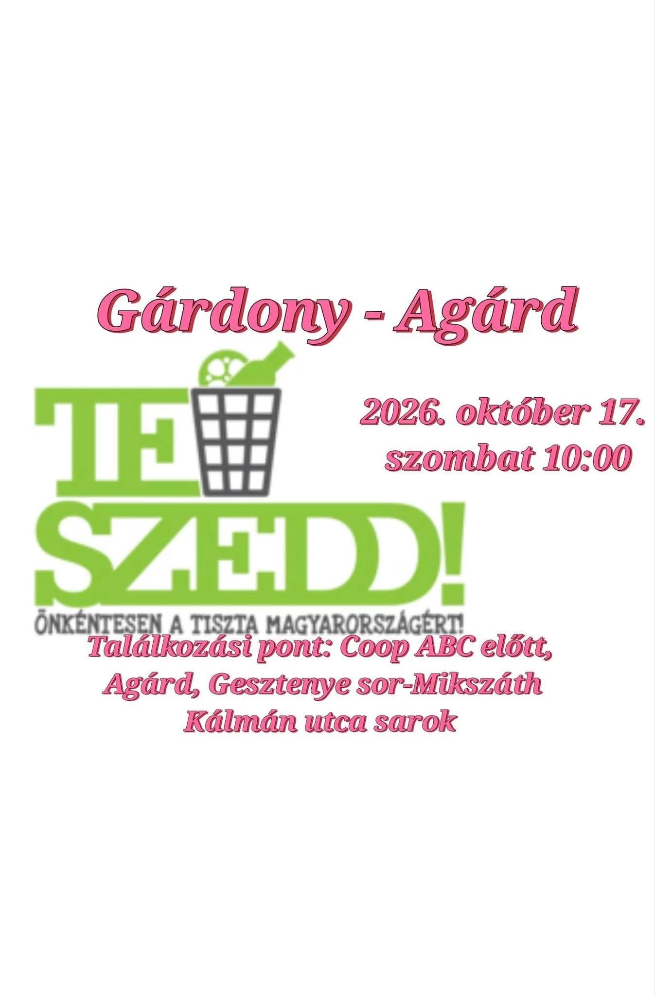 TeSzedd! 2026. Gárdony-Agárd