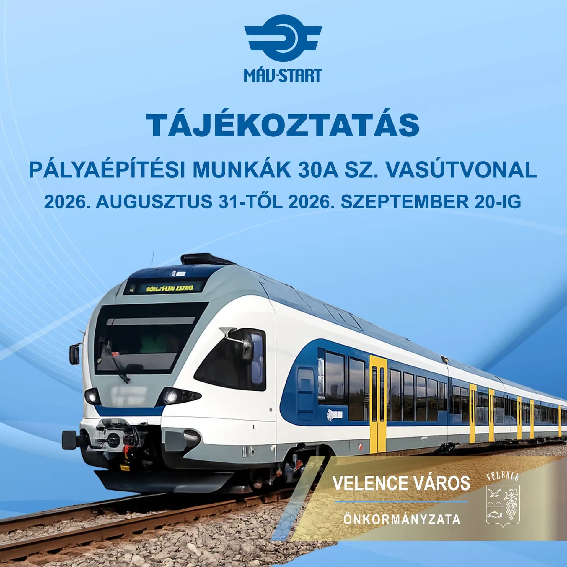 Pályaépítési munkák a 30a vasútvonalon